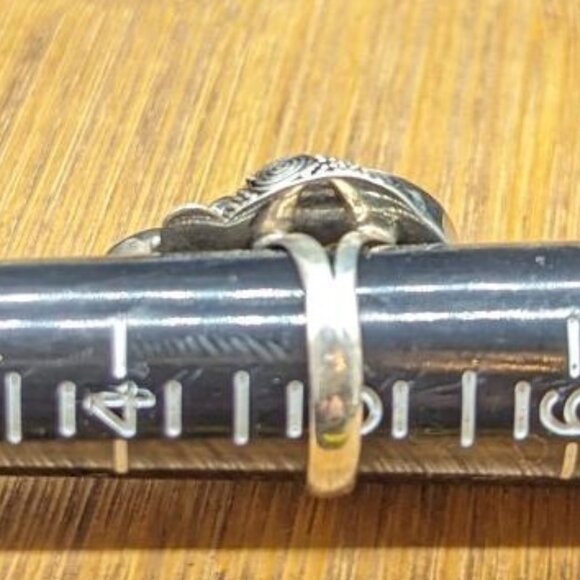 5 ct Chuck Clemency STS Ring Diamond Cut Garnet Sterling Silver 925 Gold Pl 14K - Picture 2 of 4